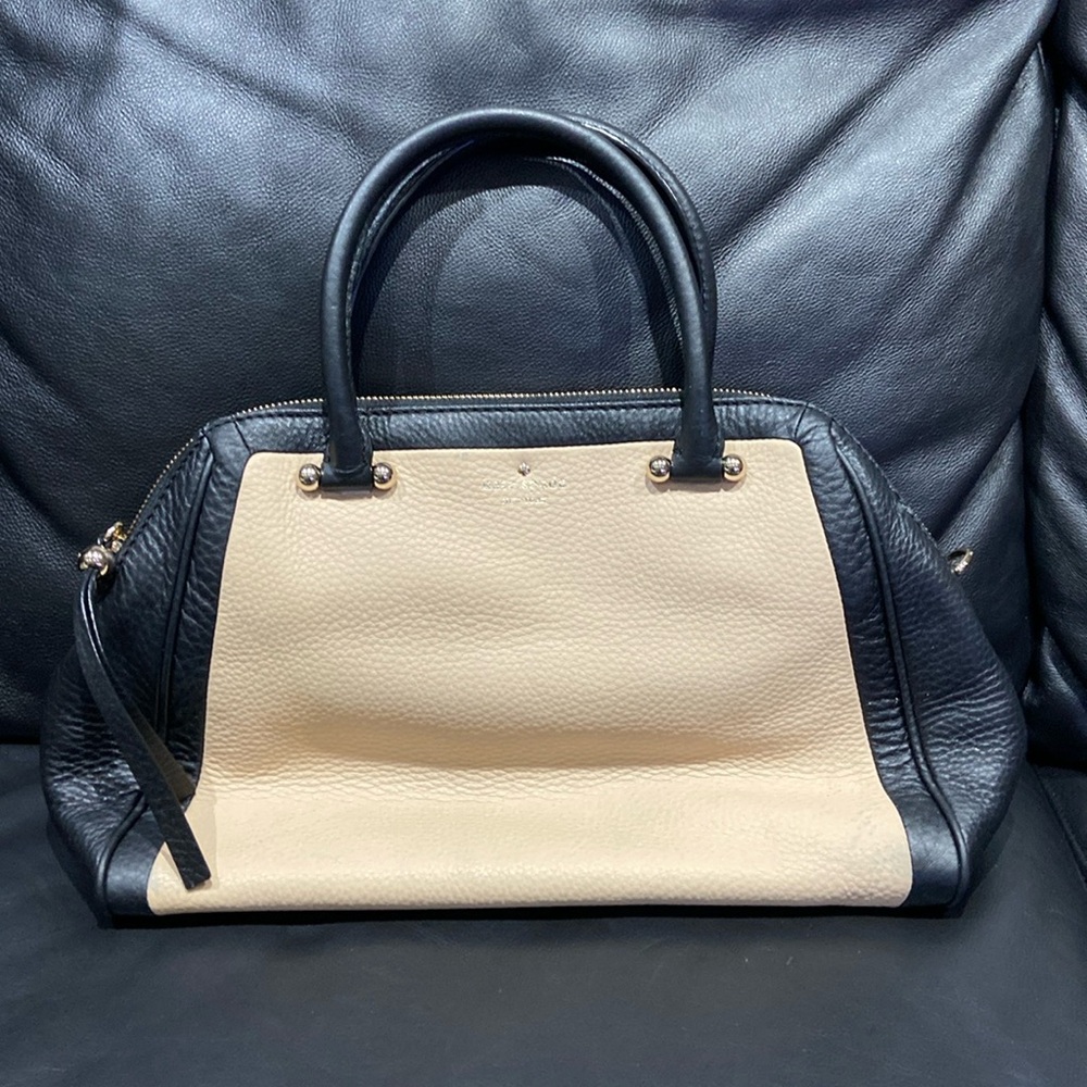 Kate Spade Top Handle Pebble Leather Handbag